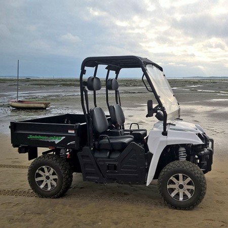 Hytrack Jobber EV5 – UTV électrique compact, silencieux et polyvalent Hytrack Jobber EV5 – UTV électrique compact, silencieux et polyvalent