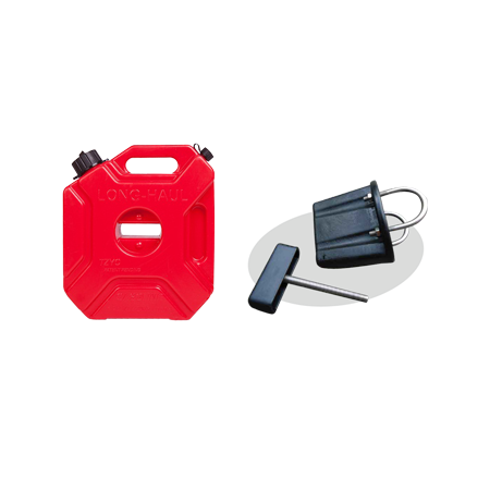 Réservoir additionnel plat 5L – Carburant secours pour quad, SSV, moto