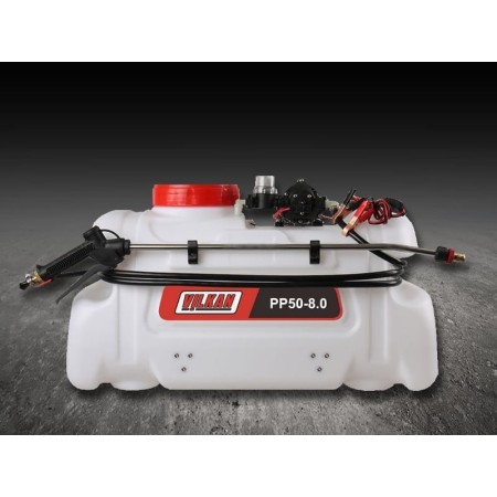 Pulvérisateur Vilkan PP50-8.0 – 50 L, 8 L/min, 12 V, pour quad et tondeuse Pulvérisateur Vilkan PP50-8.0 – 50 L, 8 L/min, 12 V, pour quad et tondeuse